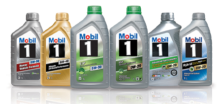 Mobil 1 product family packshot