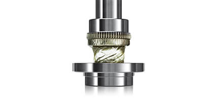 coupling gears with thick sticky oil