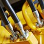 yellow hydraulic lines