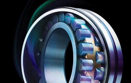 industrial roller bearing with energy viz