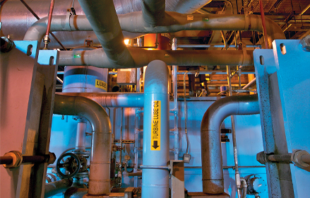 turbine oil lube system pipes