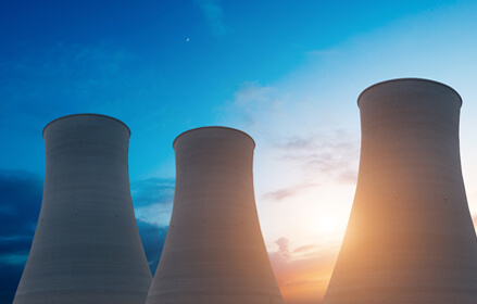 nuclear energy towers