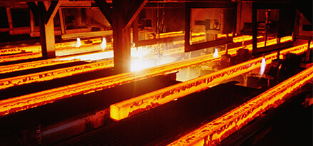 metals on heat