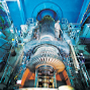 gas turbine in machine with an engineer