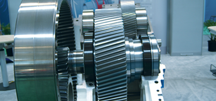 close up of an open gearbox