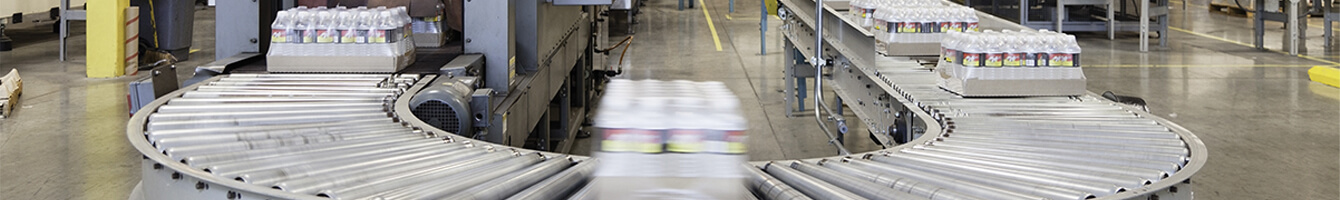 plastic bottle factory conveyor belt