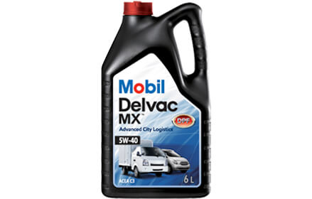 6l mobil delvac mx advanced city logistics 5w 40 packshot