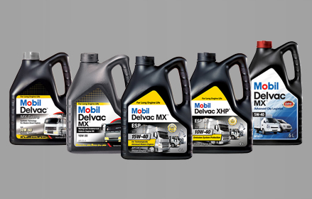 banner of mobil delvac products