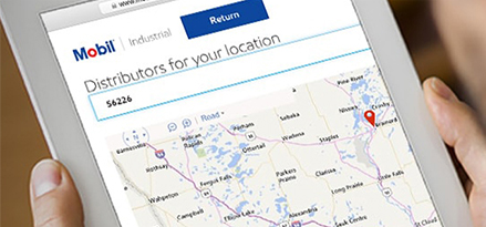 man with ipad looking for locations
