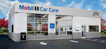 front view of mobil 1 car care outlet